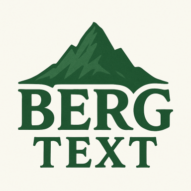 Berg Textproduktion AB logotyp