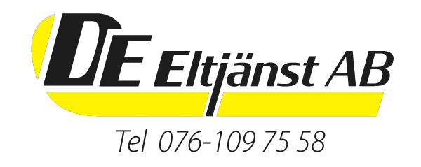 DE Eltjänst AB logotyp