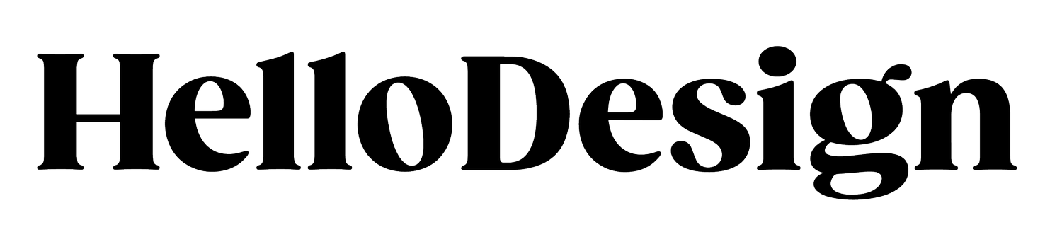 A simple hello design AB logotyp