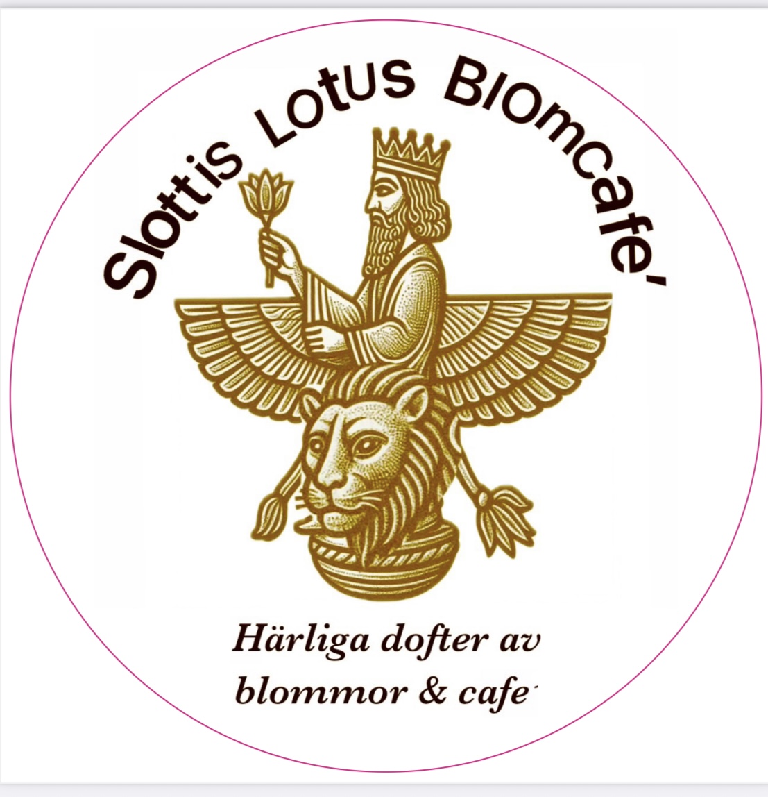 Slottis Lotus Blomcafé AB logotyp