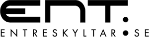 ENT. entréskyltar AB logotyp