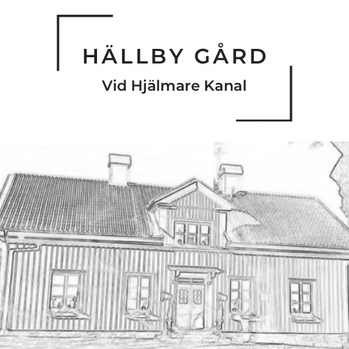 Hällby Gård vid Hjälmare Kanal AB logotyp