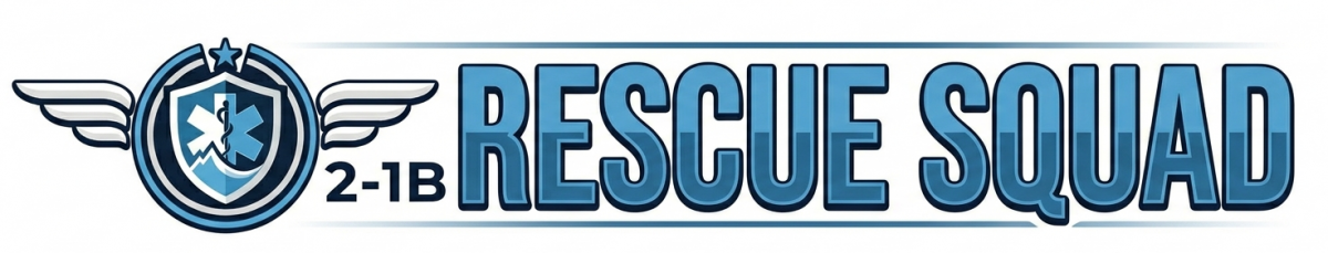 2-1B Rescue Squad AB logotyp