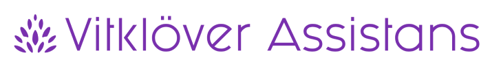 Vitklöver assistans AB logotyp