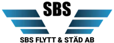 SBS flytt och städ AB logotyp