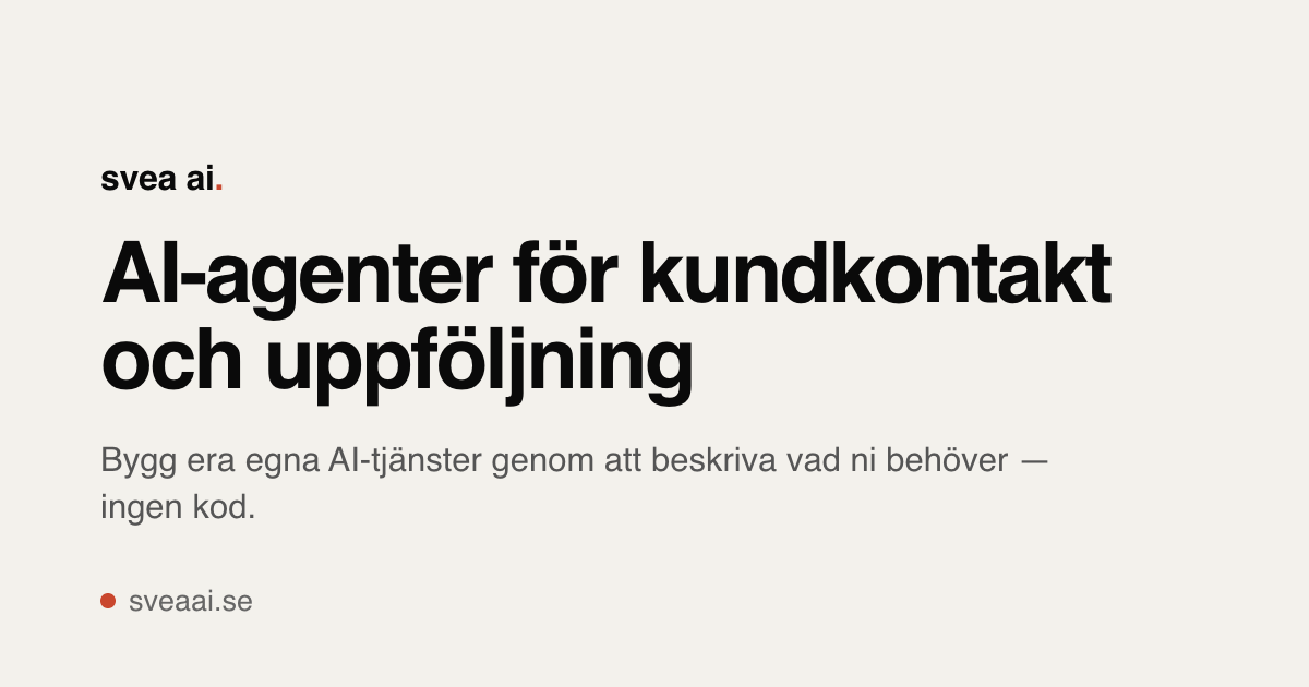 Svea AI Technology AB logotyp