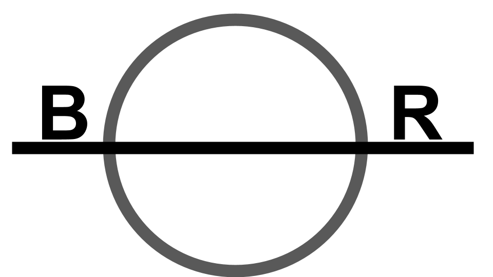 B, Rudberg AB logotyp