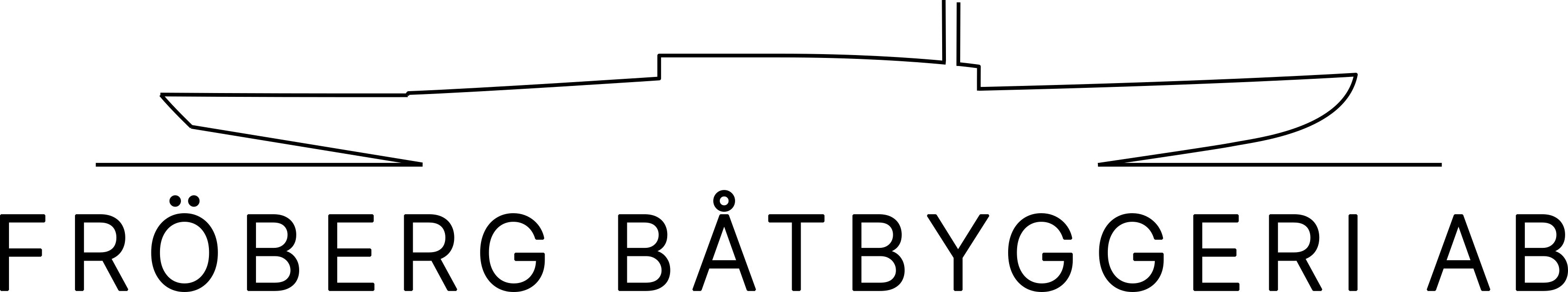 Fröberg Båtbyggeri AB logotyp