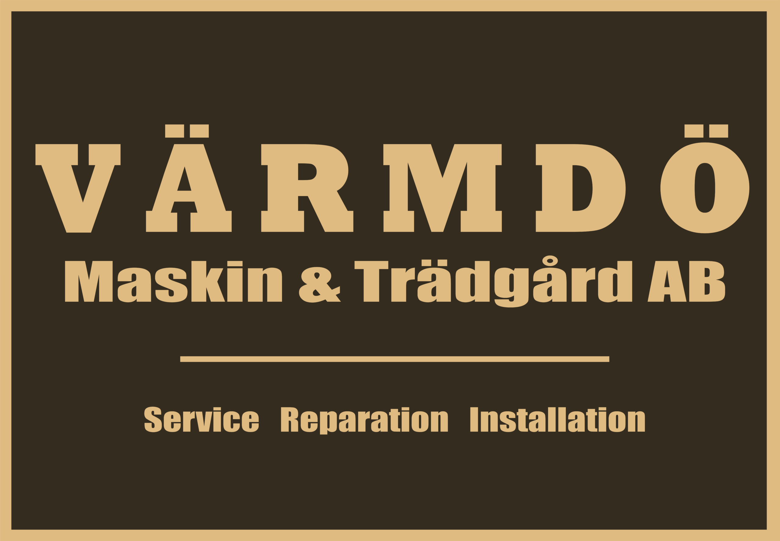 Värmdö Maskin & Trädgård AB logotyp