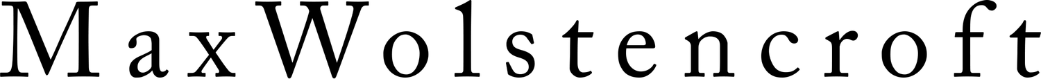 Max Wolstencroft AB logotyp