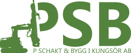 P Schakt & Bygg i Kungsör AB logotyp