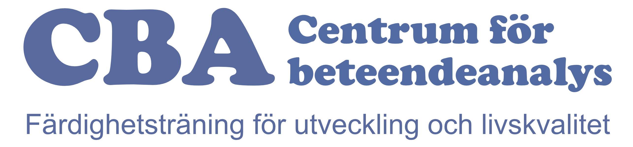 CBA Centrum för beteendeanalys Oscar Strömberg AB logotyp