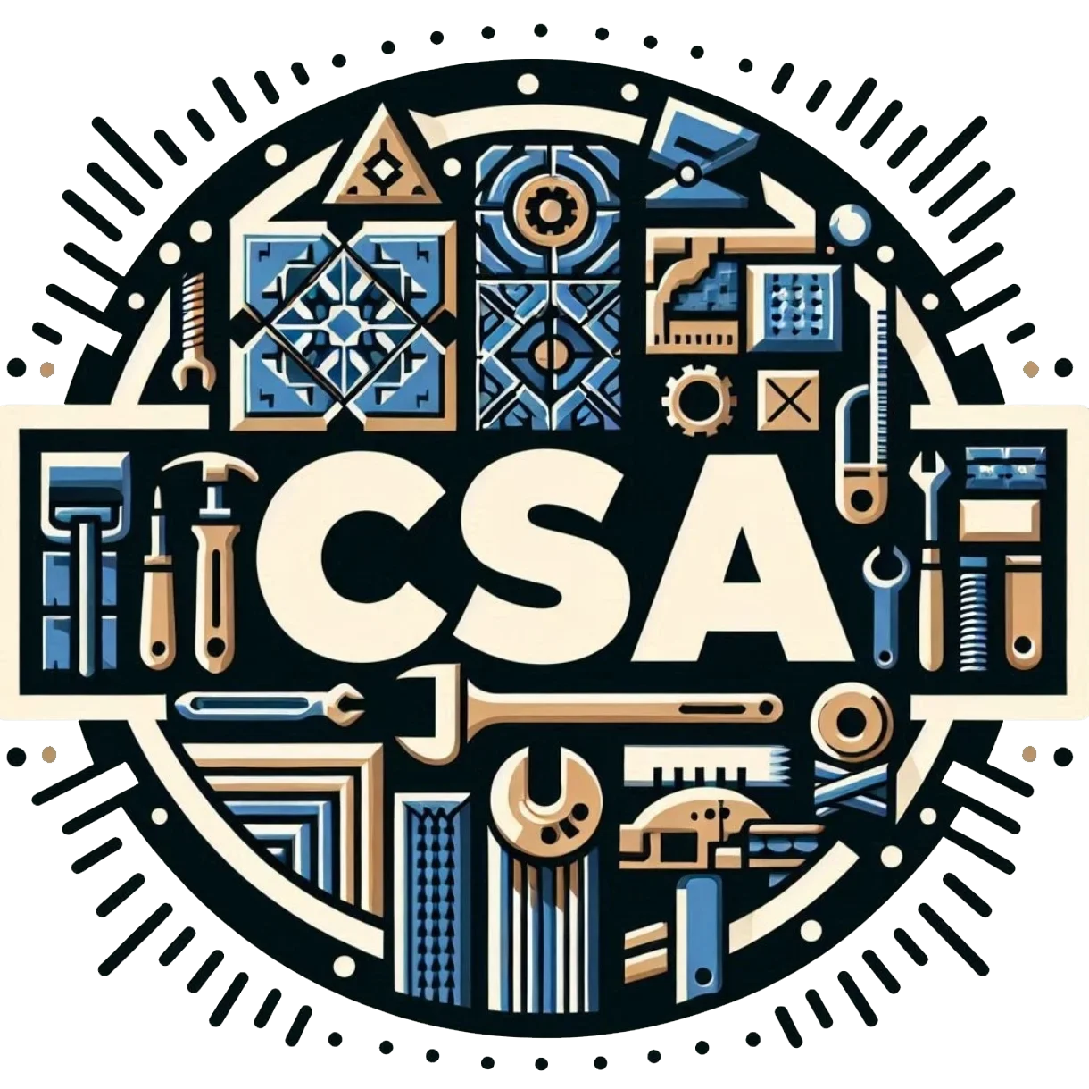 C.S.A AB logotyp