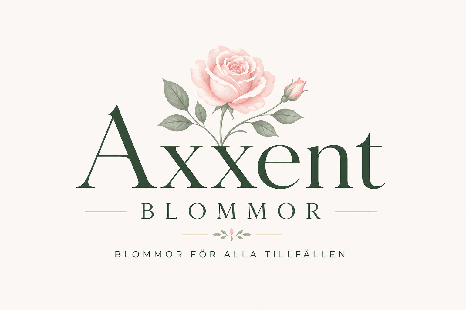Axxent blommor AB logotyp