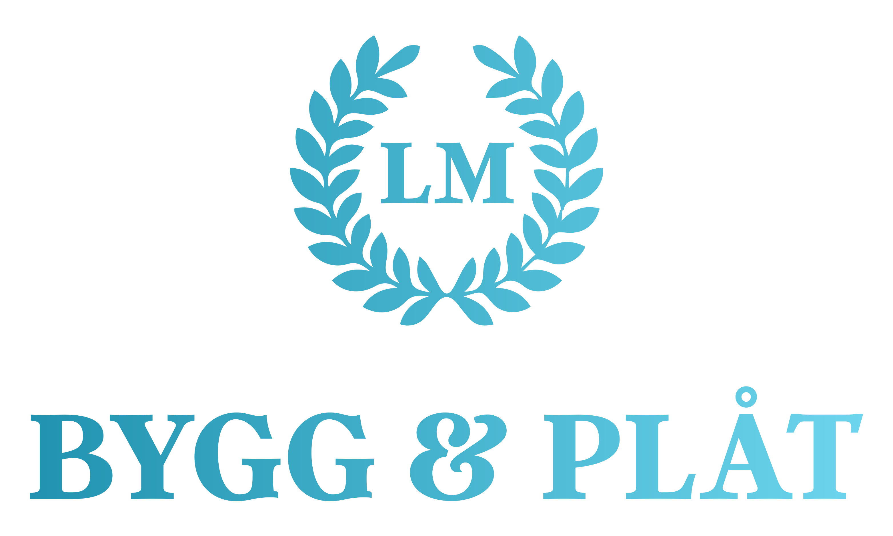 LM Bygg & Plåt aktiebolag logotyp