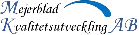 Mejerblad Kvalitetsutveckling AB logotyp
