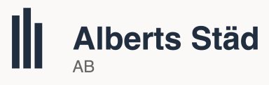 Alberts Städ AB logotyp