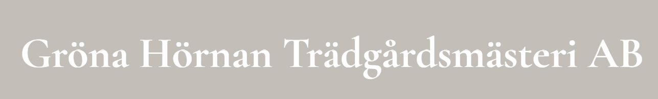 Gröna Hörnan trädgårdsmästeri AB logotyp