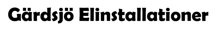 Gärdsjö Elinstallationer AB logotyp