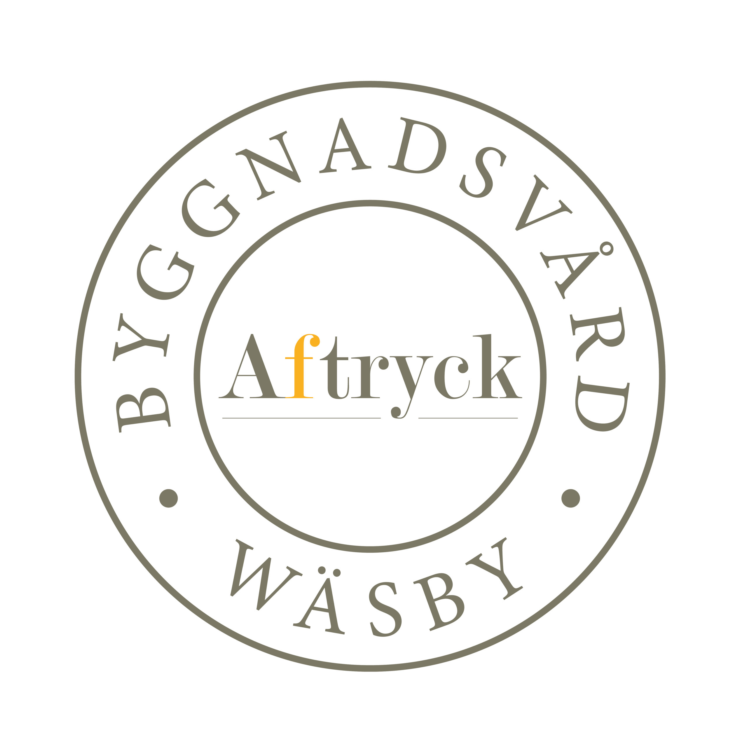 Aftryck AB logotyp