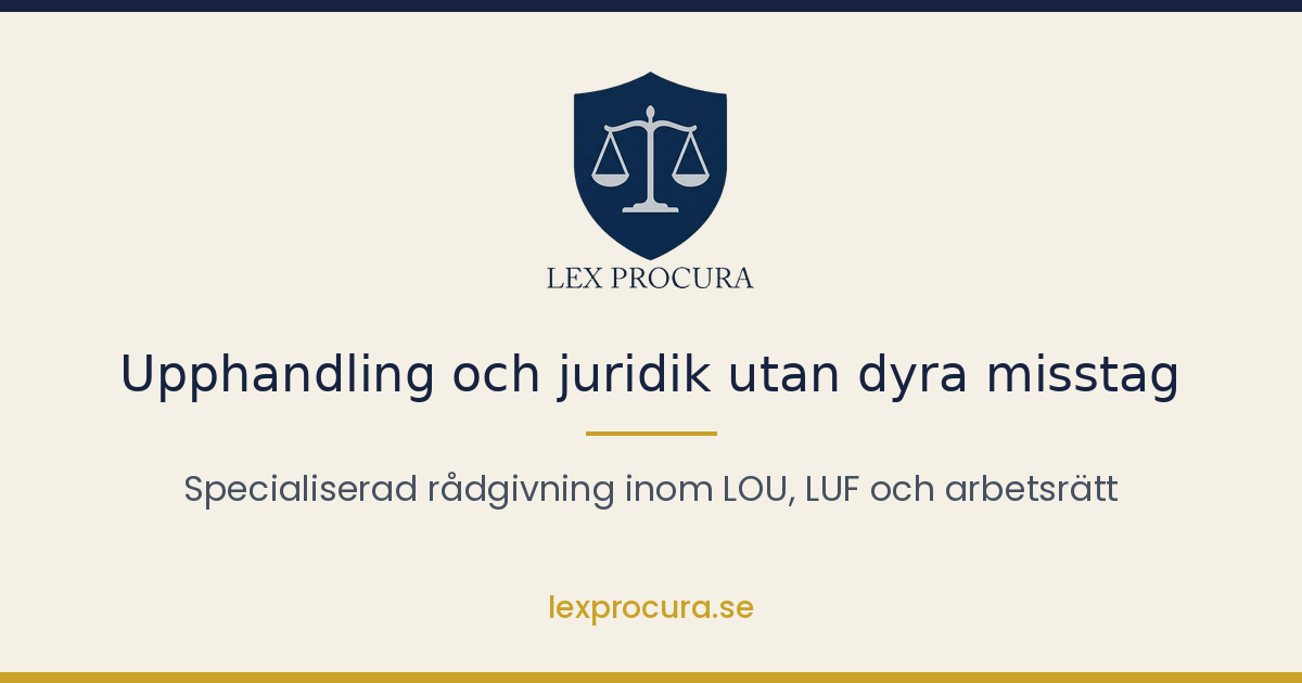 Lex Procura AB logotyp