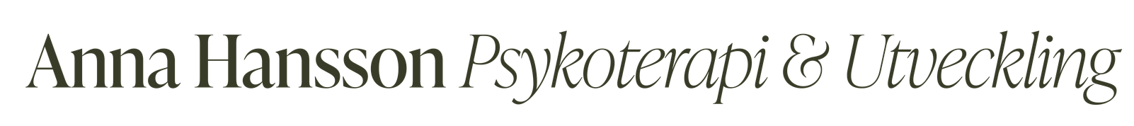 Anna Hansson Psykoterapi & Utveckling AB logotyp