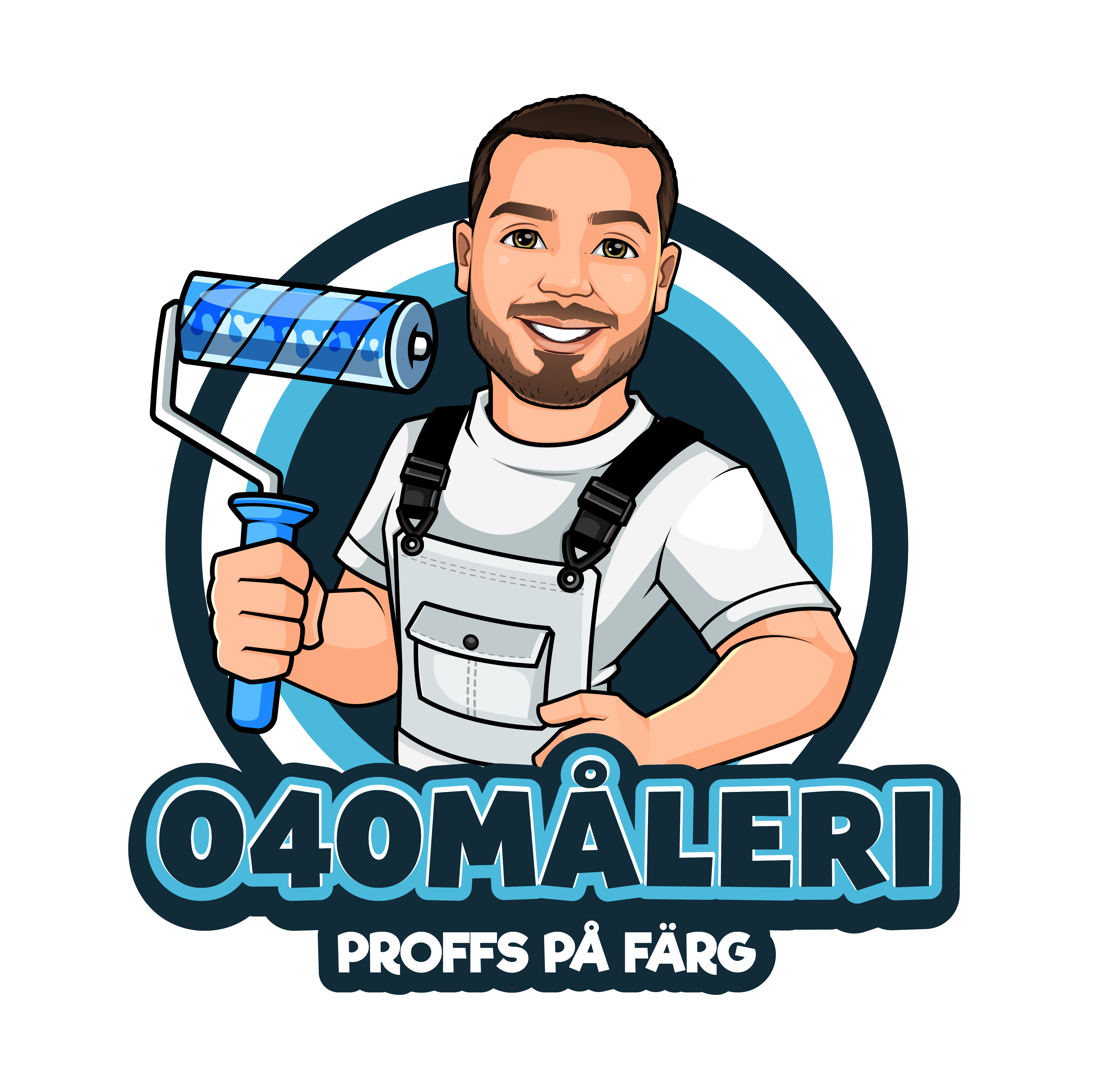 040 Måleri AB logotyp