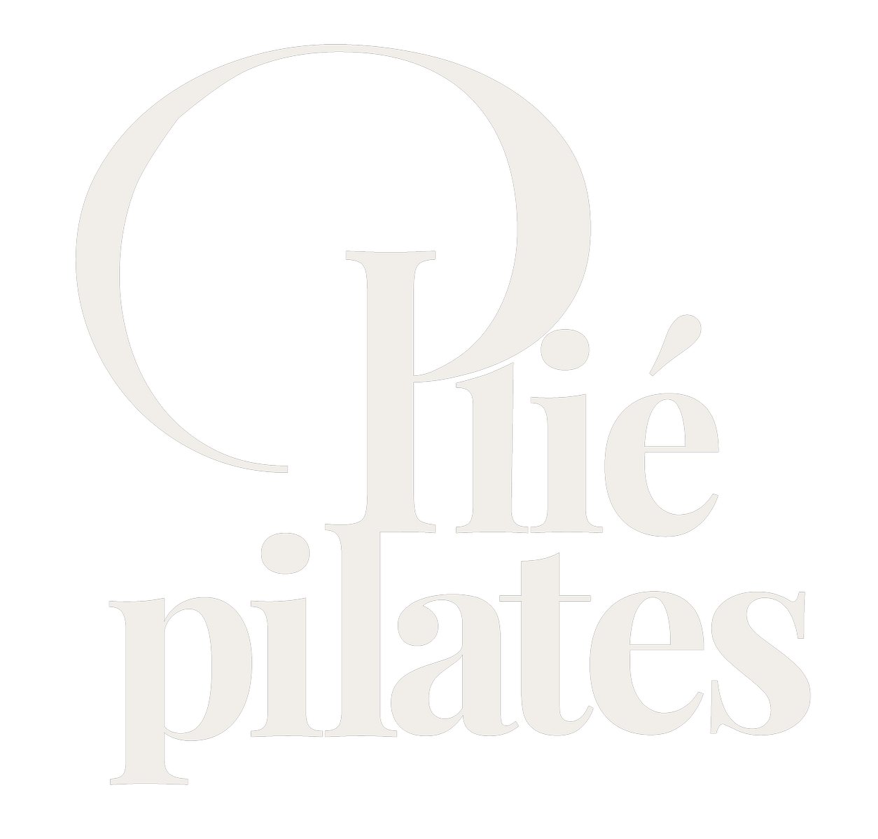 Plié Pilates AB logotyp