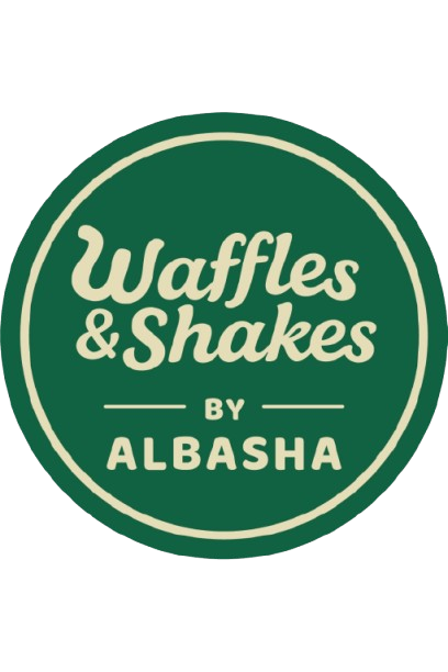 Waffles and Shakes by Albasha AB logotyp