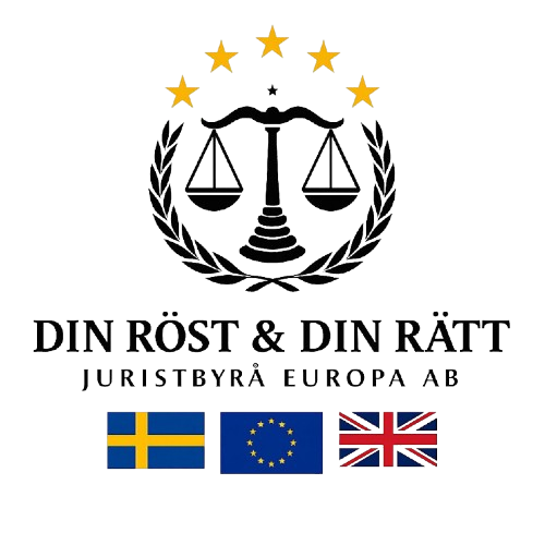 Din Röst & Din Rätt Juristbyrå Europa AB logotyp
