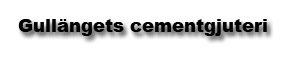 Gullängets Cementgjuteri AB logotyp