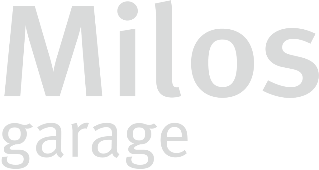 Milos garage AB logotyp
