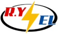 R.Y EL AB logotyp