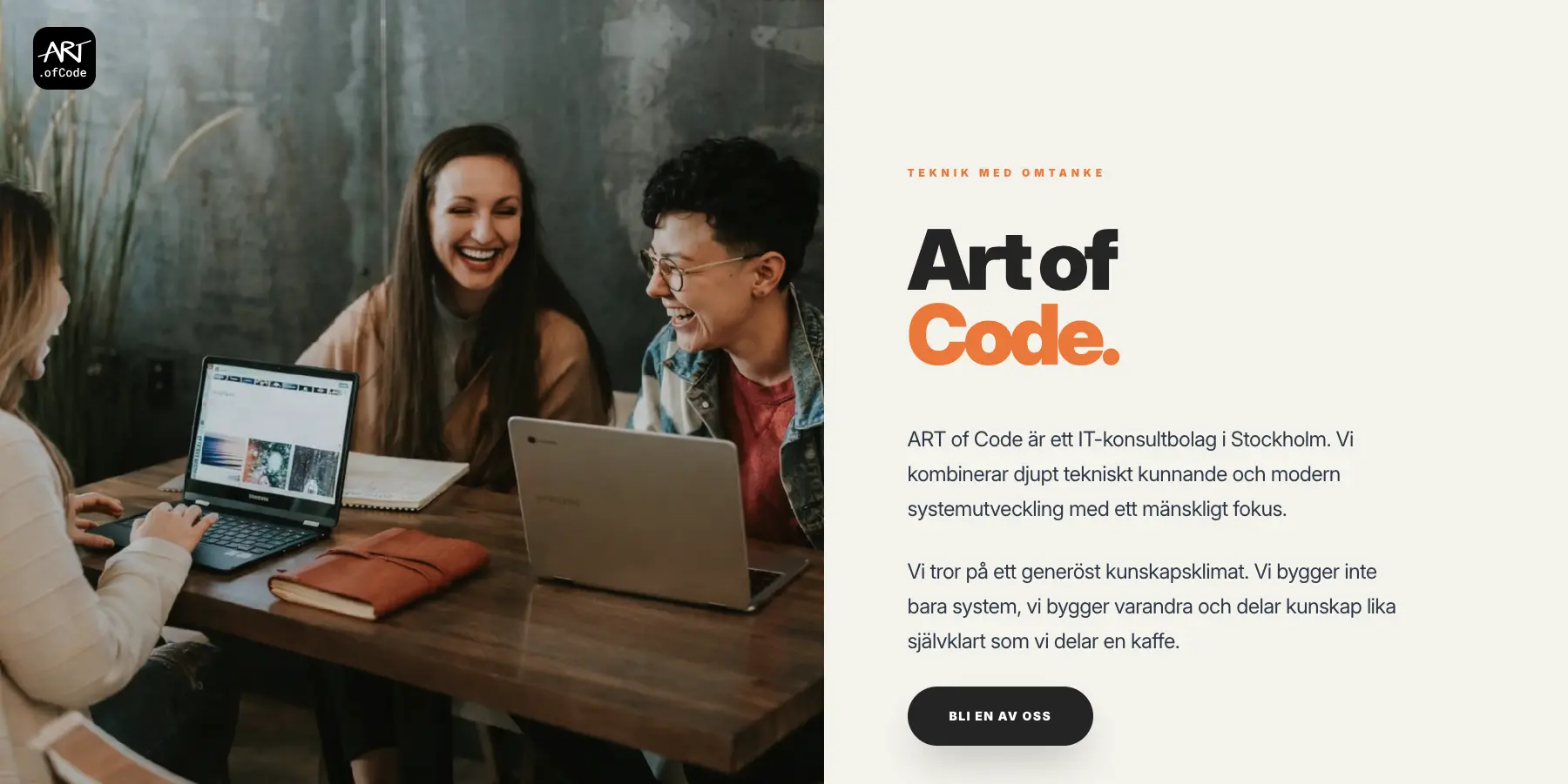 ART of Code AB logotyp
