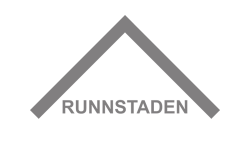 Runnstaden väntan 23 AB logotyp