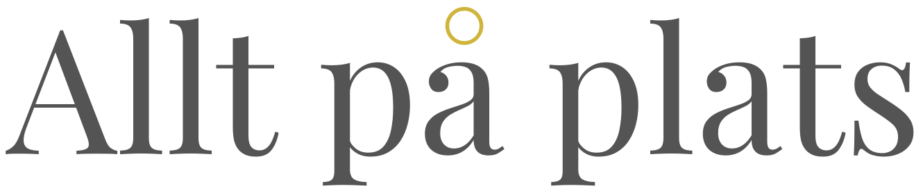 Allt på plats AB logotyp