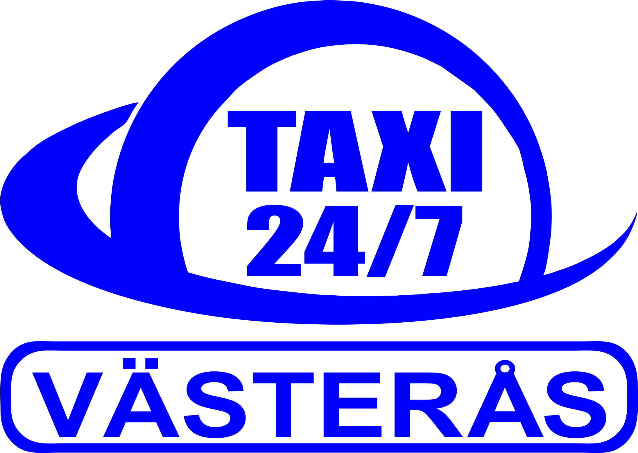 Västeråstaxi24/7 AB logotyp