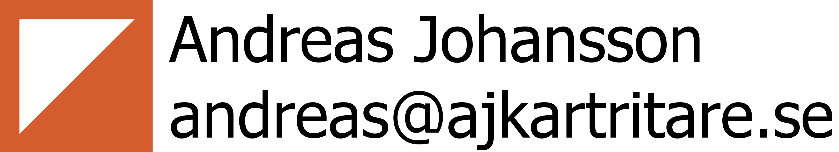 AJ kartritare AB logotyp