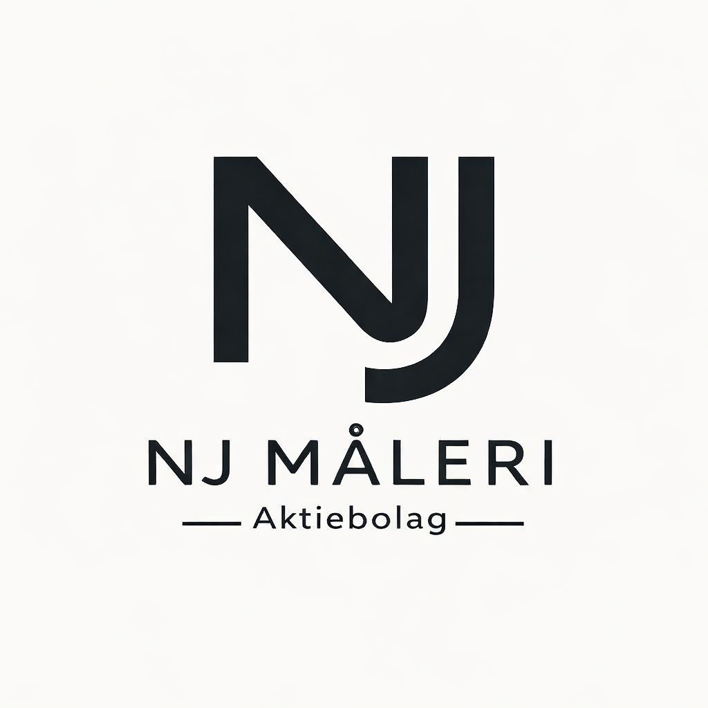 NJ MÅLERI AB logotyp