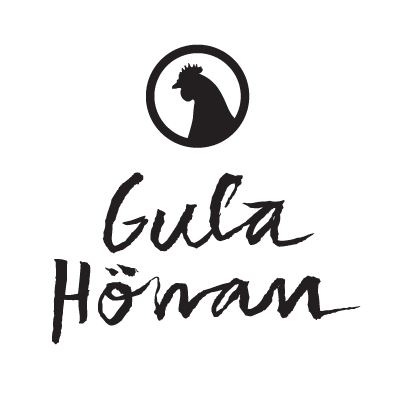Gula Hönan och Blå Ägget AB logotyp