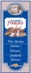 LE PAIN FRANCAIS Pains Speciaux Gateaux Patisserie Sandwichs Boissons – varumärkesbild för Veraz Holding Aktiebolag