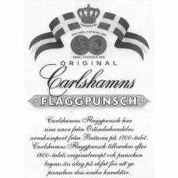 O R I G I N A L Carlshamns FLAGGPUNSCH Carlhamns Flaggpunsch har sina anor från Ostindiehandelns arraksimport från Batavia på 1700-talet. Carlshamns Flaggpunsch tillverkas efter 1800-talets originalrecept och punschen lagras än idag på ekfat... – varumärkesbild för The Absolut Company Aktiebolag