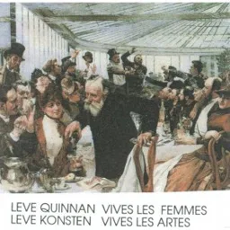 LEVE QUINNAN VIVES LES FEMMES LEVE KONSTEN VIVES LES ARTES – varumärkesbild för Kvibergs Marknad Aktiebolag