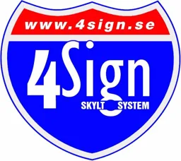 www.4sign.se 4Sign skyltsystem – varumärkesbild för Skylt i Karlshamn AB