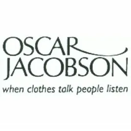 OSCAR JACOBSON when clothes talk people listen – varumärkesbild för Oscar Jacobson Aktiebolag