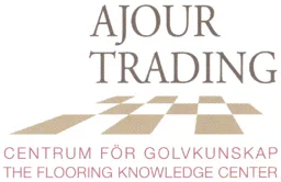 AJOUR TRADING CENTRUM FÖR GOLVKUNSKAP THE FLOORING KNOWLEDGE CENTER – varumärkesbild för Ajour Trading Sweden AB