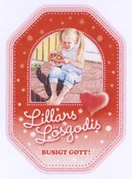 Lillans Lösgodis BUSIGT GOTT! – varumärkesbild för Presentkakan i Göteborg Aktiebolag