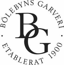 BG BÖLEBYNS GARVERI ETABLERAT 1900 – varumärkesbild för Böle Garveri AB