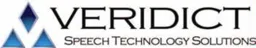 VERIDICT SPEECH TECHNOLOGY SOLUTIONS – varumärkesbild för Veridict AB