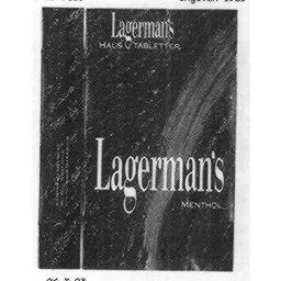 Lagerman's HALSTABLETTER Lagerman's MENTHOL – varumärkesbild för Cloetta Sverige AB